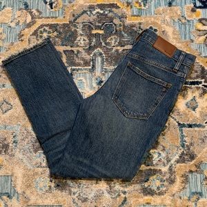Madewell High Rise Slim Boy Crop Jeans